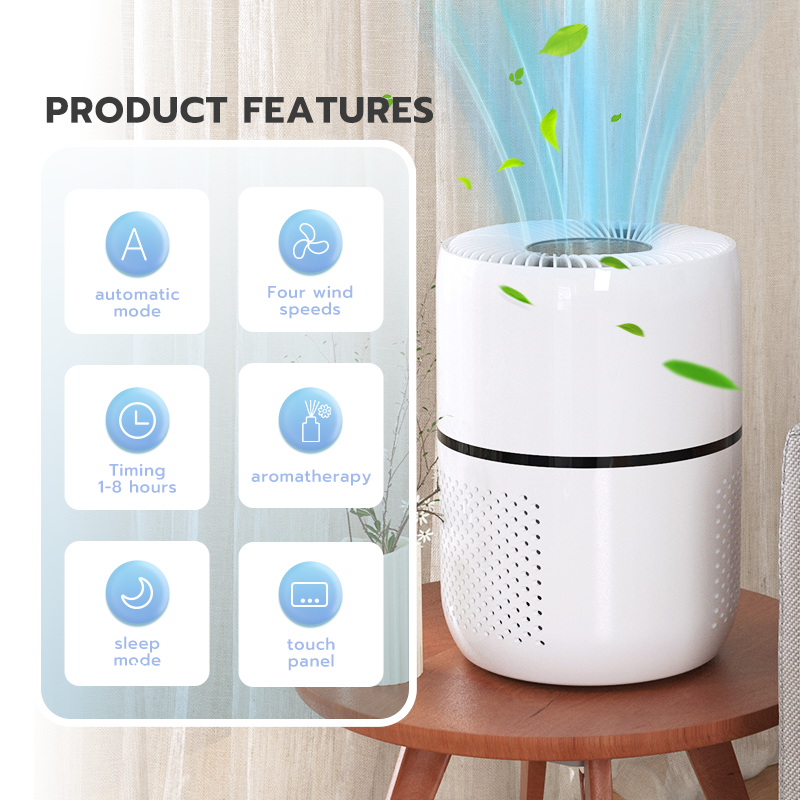Desktop Lampada UV Aromatherapy Desktop Ozone Purificatore d'aria senza casa