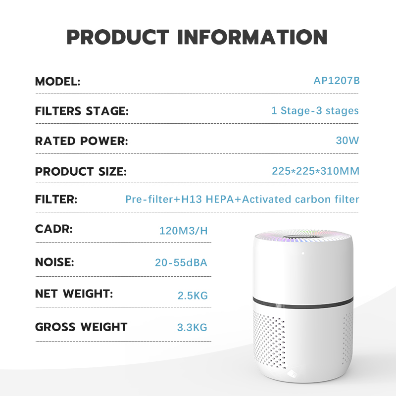 Desktop Lampada UV Aromatherapy Desktop Ozone Purificatore d'aria senza casa